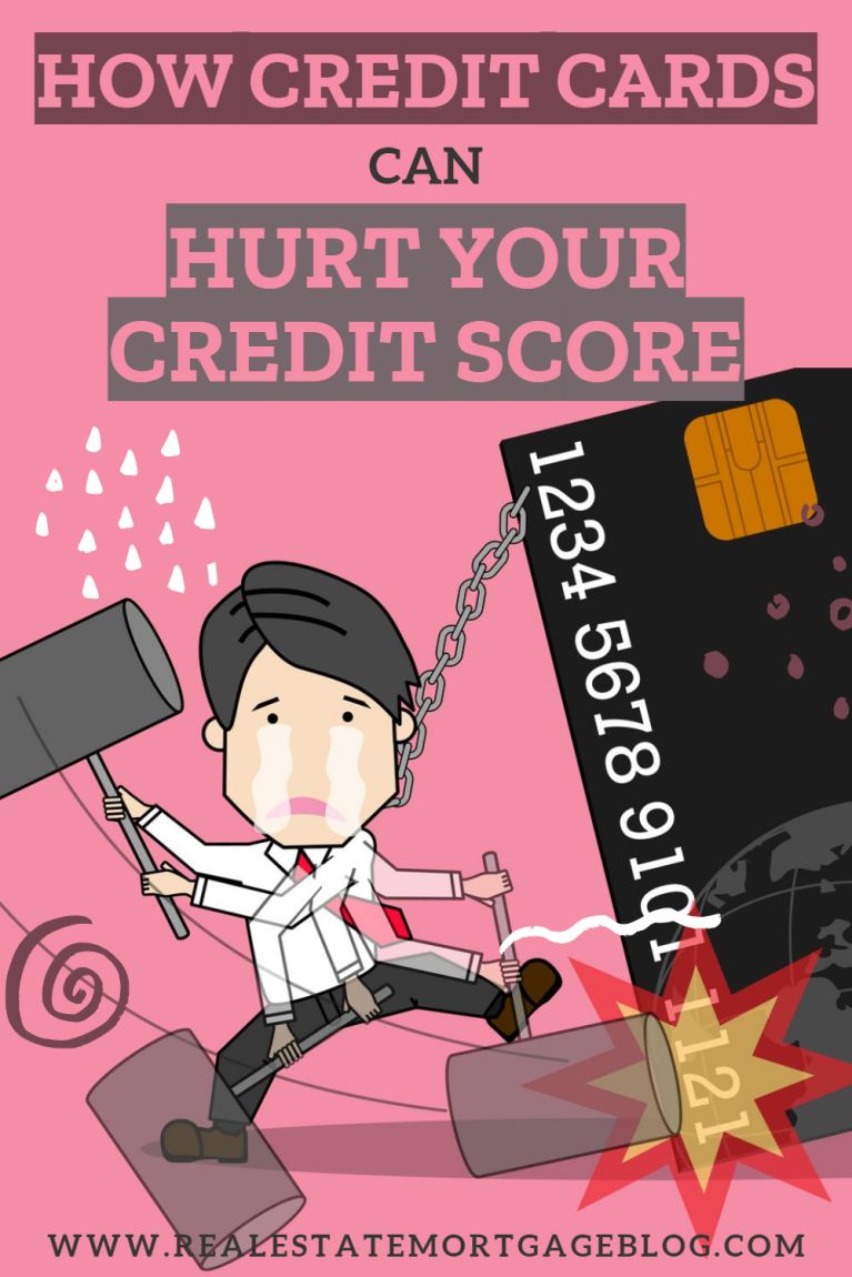 How Credit Cards Can Damage Your Credit Score