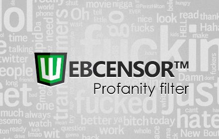 WebCensor - Profanity Filter