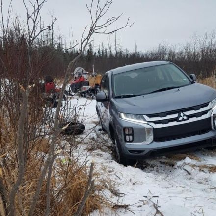 'What in the Sam Hill are you doing out here?' Snowmobiler finds family of 5 stuck in frozen wilderness | CBC News
