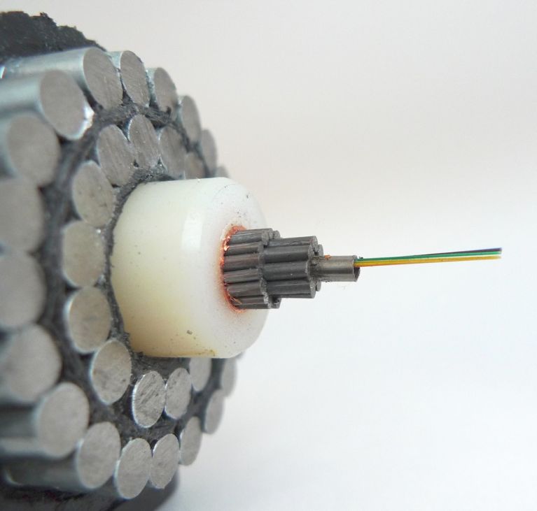 Dissection of a submarine communications cable