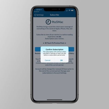 Apple adds new ‘Confirm Subscription’ step for in-app subscription signups on iOS