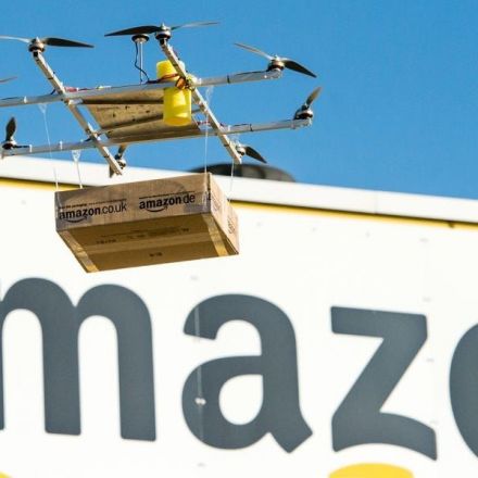 An Amazon drone crash in Oregon set a field ablaze