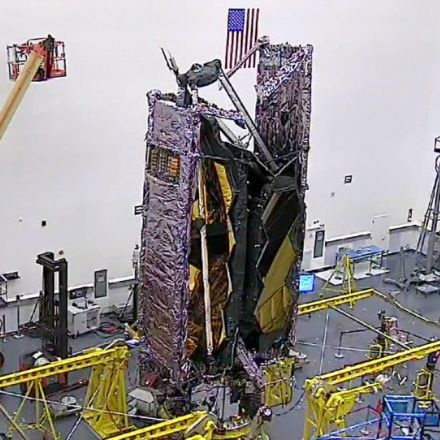 James Webb Telescope Folded to Launch Size for First Time
