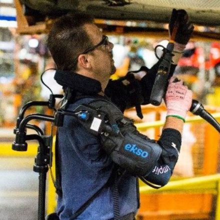 Ford tests exoskeleton to ease strain on factory workers