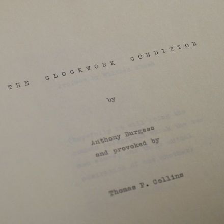 'A Clockwork Orange' Follow-Up Found in Burgess Archives