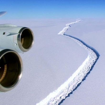 Massive Antarctic Ice Shelf Days From Breaking Off