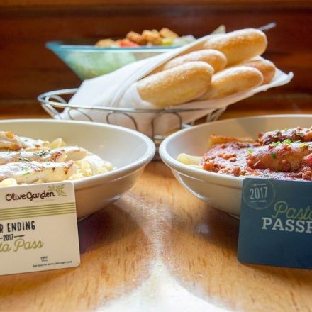 Olive Garden's Never-Ending Pasta Passes sell out within one second
