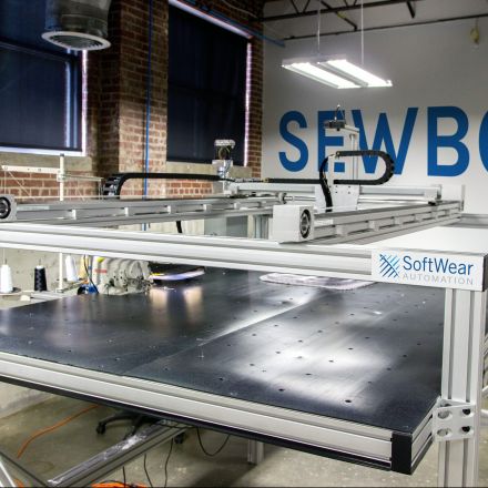 A new t-shirt sewing robot can make as many shirts per hour as 17 factory workers