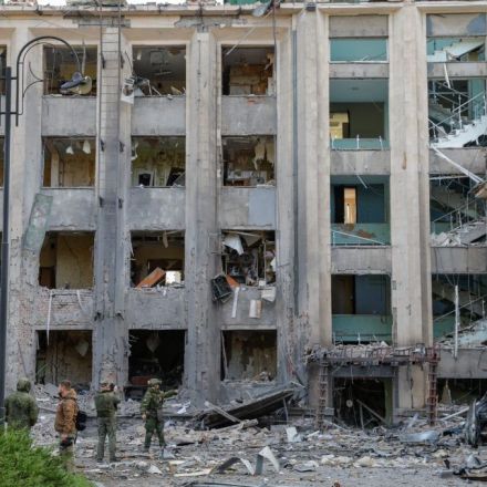 Rockets strike mayor's office in separatist, Russia-occupied Donetsk