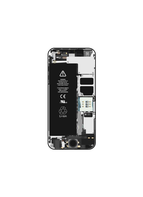 iPhone 5s assembly in a simple GIF