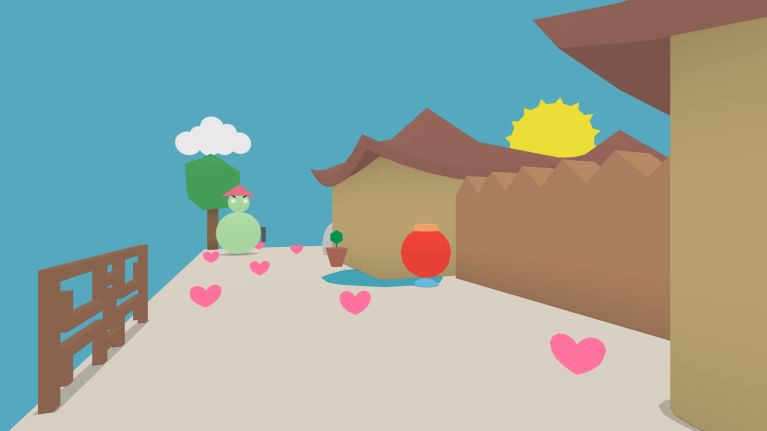 A screenshot from Lovely Planet Arcade.