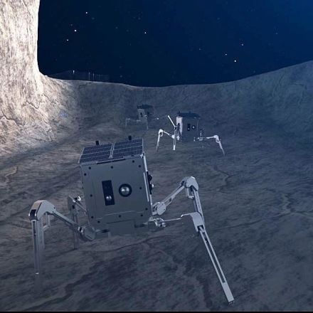 Spiders on the Moon: 'Walking' Robots Will Explore Lunar Crevices and Caves