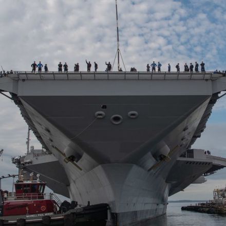 The U.S.'s $13 Billion Aircraft Carrier Has a Toilet Problem