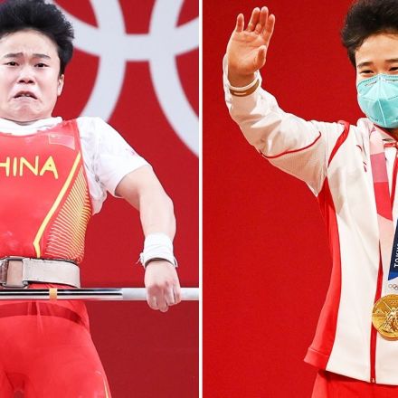 China lashes out over 'shameless' photo of Olympic gold medallist