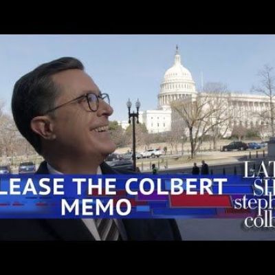 Stephen Colbert Grabs Capitol Hill By The Memo
