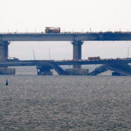 Russia arrests 8 people for the blast on a Crimea bridge as Ukraine denies involvement