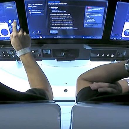 Watch NASA astronauts fly SpaceX’s Crew Dragon using touchscreens