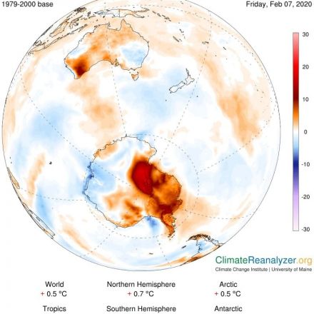 Antarctica just hit 65 degrees, its warmest temperature ever recorded