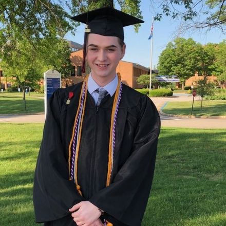 Denied permission to speak at his own graduation, Holy Cross valedictorian delivers speech outside