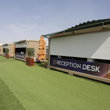 Qatar unveils 6,000 cabin World Cup fan village near airport