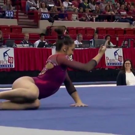 Maggie Nichols Perfect 10 Floor - 2017 College Gymnastics