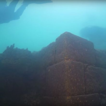 A 3,000-year-old castle has been discovered in a lake