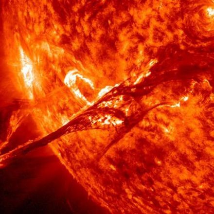 NASA captures violent flash from sun's mini eruption